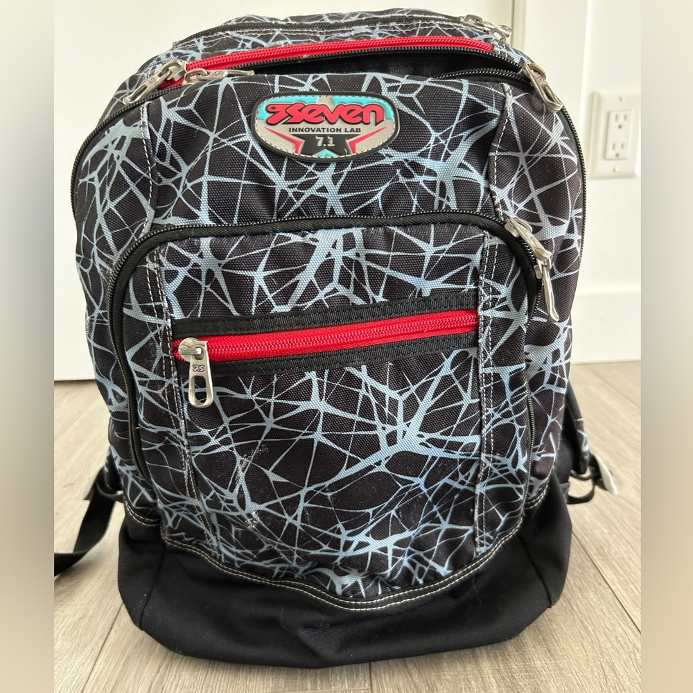 Seven Innovation Lab 7.1 Black Blue Backpack